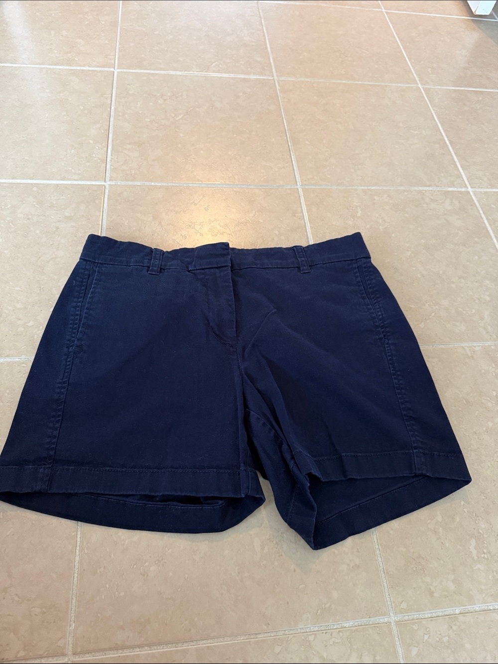 J. Crew Navy Women’s Cotton Chino Bermuda Shorts